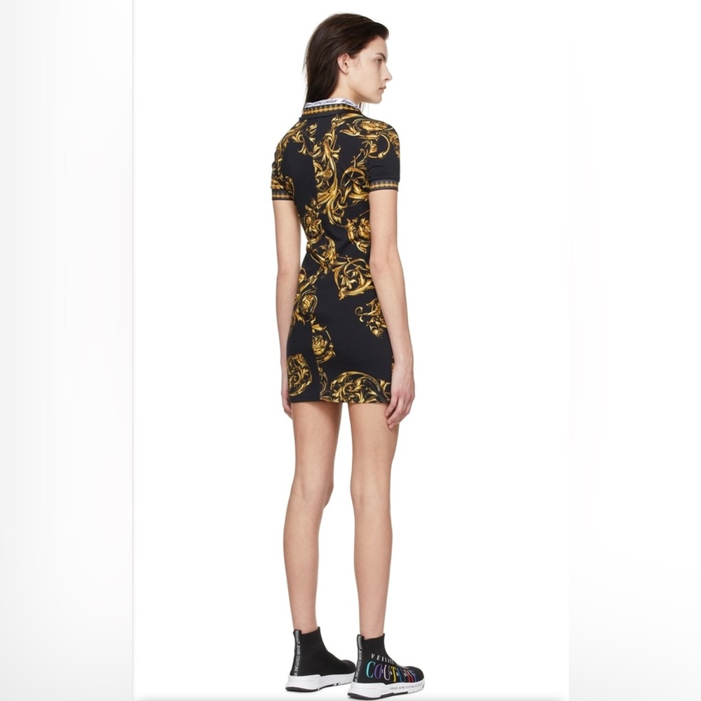 HOST PICK⭐️Versace Regalia Baroque Dress 🖤💛 - Picture 7 of 12